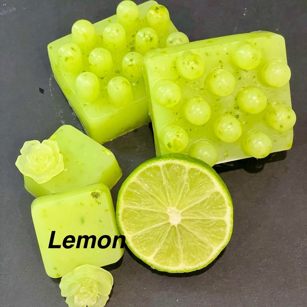Lemon Green Bath Soap Set